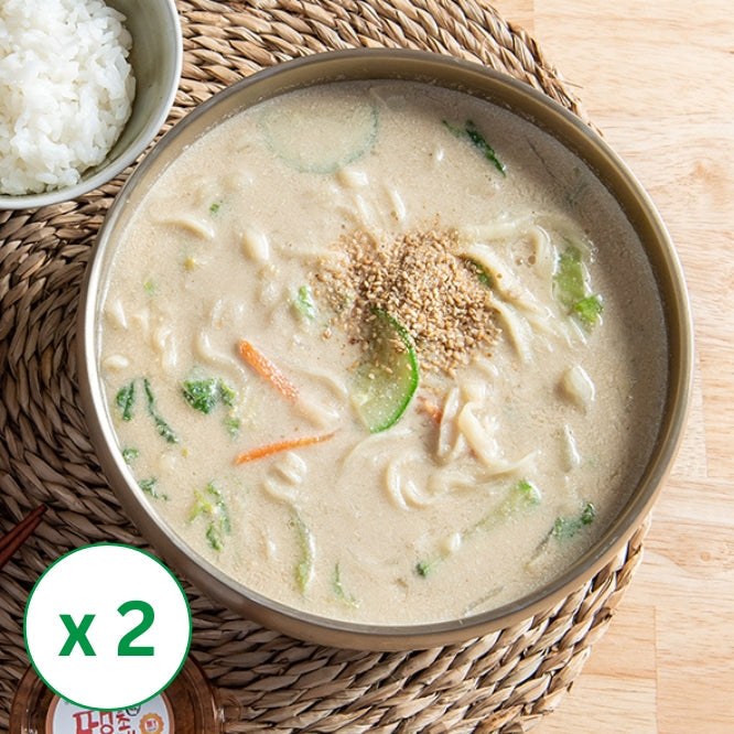 [한칼식품] 대구맛집 찐들깨 칼국수 밀키트 1200g x 2팩