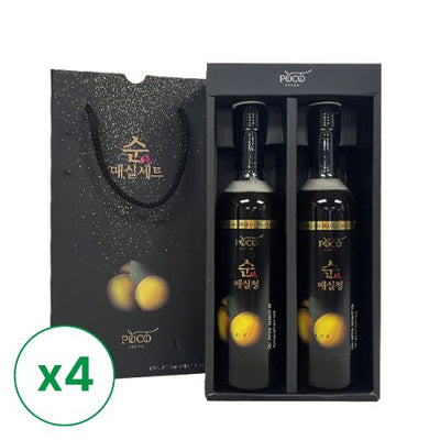 [Suncheon and Maesil] Pure plum extract set (500ml x 2) x 4 Box_ Free Shipping