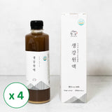 [청농] 생강원액 400ml x 4팩_무료배송