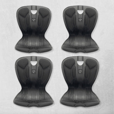 [에이블루] 커블체어 자세교정 좌식 의자 방석 컴피 블랙 x 4개 _무료배송