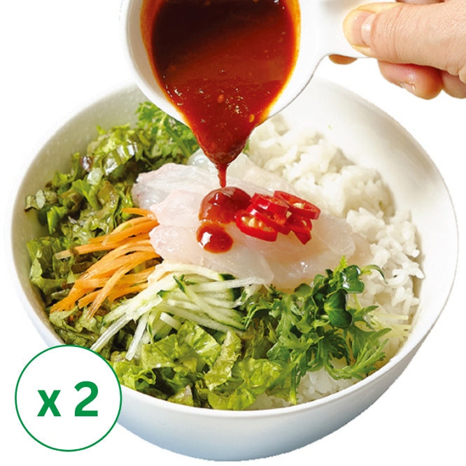 [창해수산] 제주 광어회덮밥 398g x 2팩