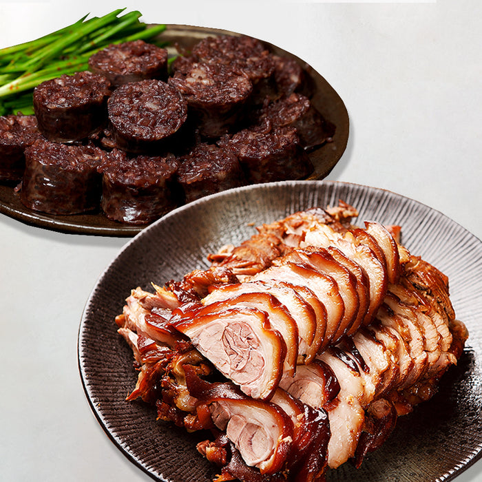 [뼈없는]명품족발 (0.8lb -1.2lb) +명품 찰순대 1lb (묶음)_타임딜