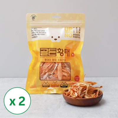[Daerung] Yongdae-ri Golden Dried Shredded Pollack 70g x 2 (For Pets)