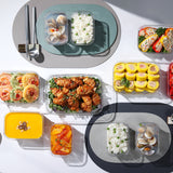 [Korea Direct Delivery D] BETREE Biel Lock One -Touch Food Container Set (5 Types 24Pcs _Black/Green)