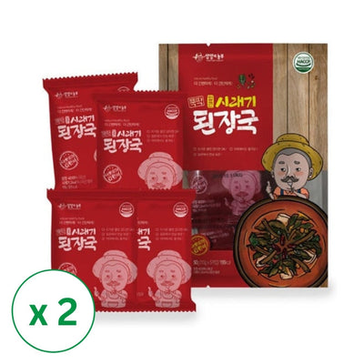 [마수아] 양양의 농부 뚝딱 얼큰 시래기된장국 50g (10g x 5개) x 2팩 (묶음)