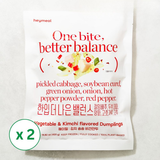 蔬菜和泡菜饺子 420克 x 2包(套装)