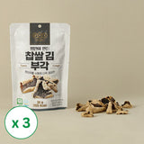 [하늘바이오] 명인이 만든 찹쌀 김부각 30g x 3팩 (묶음)