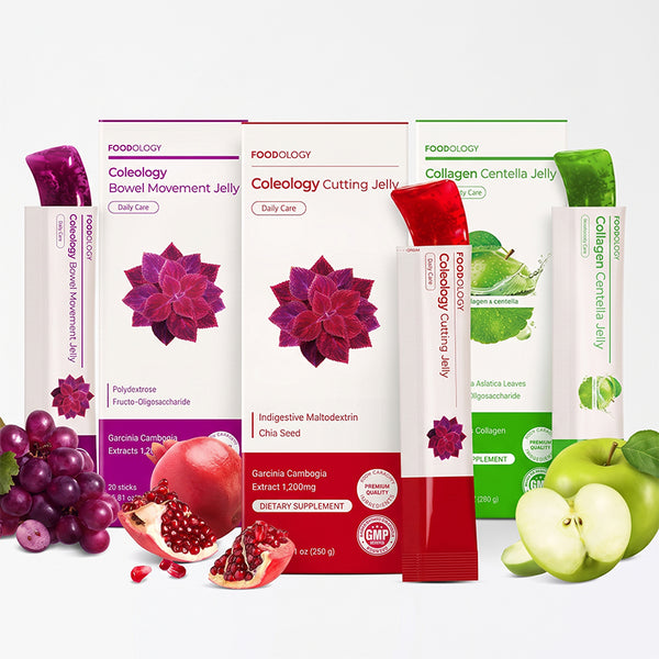 Foodology] Coleology Cutting Jelly 10Day Supply (25g x 10 Sticks