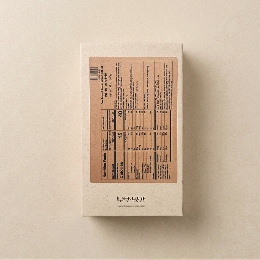 [Owls Storeroom] Soy Sauce & Plum Syrup 2Bottle Gift Set