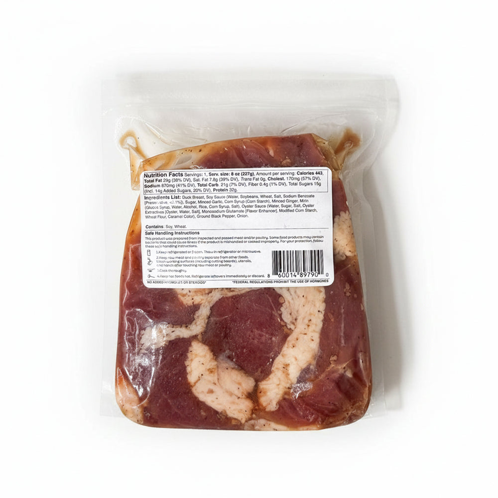 [Juicybite] 고추장 오리주물럭 8oz x 3팩 + 간장 불고기 오리주물럭 8 oz x 3팩 (묶음)