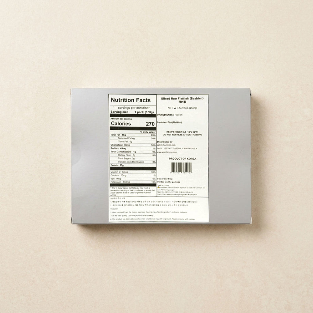 [Eojak] Sliced Raw Flatfish 150g