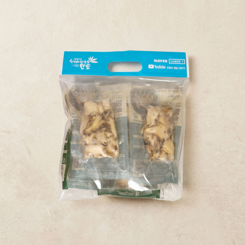 [다시마전복수산] 찜한 전복슬라이스 500g (100g x 5팩)