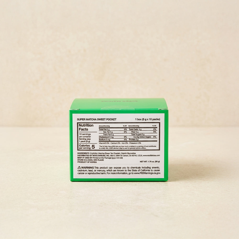 [Super Matcha] Sweet Matcha Pocket 50g (5g x 10)