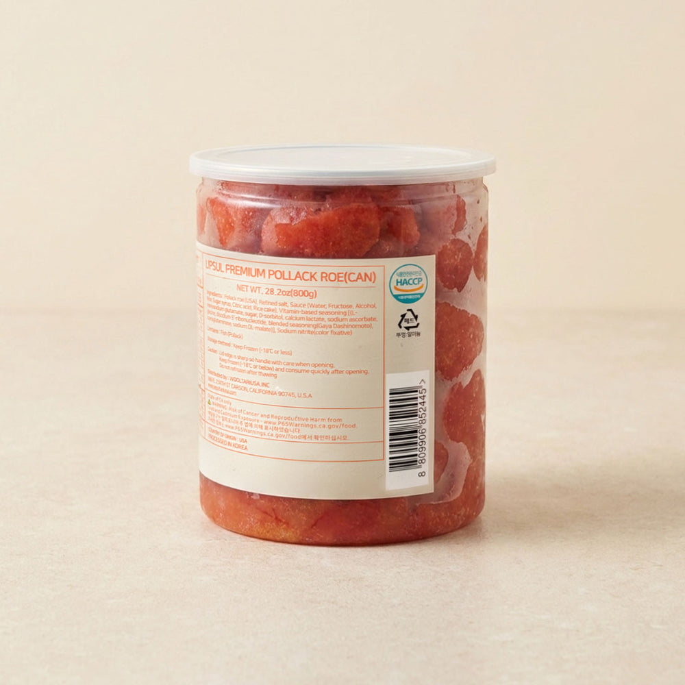 [LIPSUL] Premium White Pollock Roe 800g
