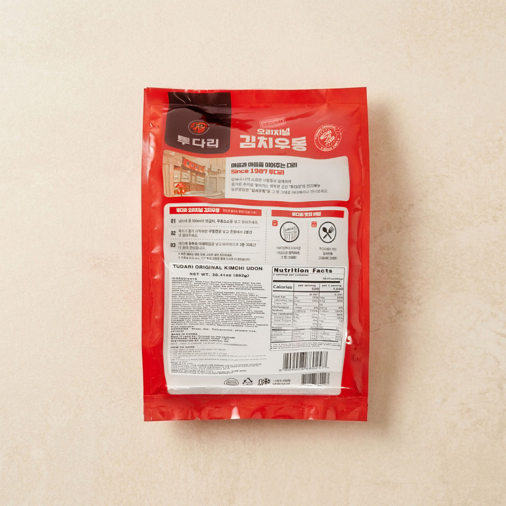 [Tudari] Original Kimchi Udon 862g