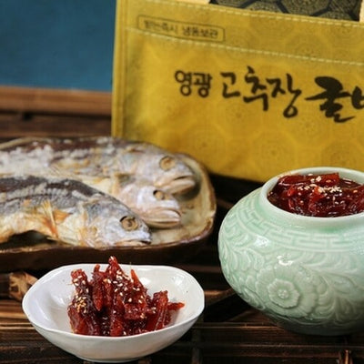 Semi-Dried Yellow Corvina (Red Pepper Paste) 500g