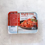 [오쭈낙] 팔당오징어 420g + 하남쭈꾸미 보통매운맛 350g + [동화푸드] 오마니 낙지볶음 500g_타임딜 (묶음)