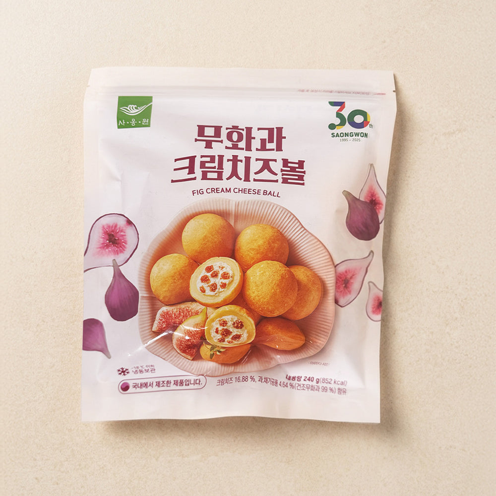 [Saongwon] Fig & Cream Cheese Balls 240g