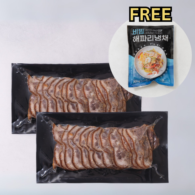 [울타리] 간편 슬라이스 족발 1lb x 2팩 | *증정* [태양수산] 비빔 해파리냉채 300g (묶음)