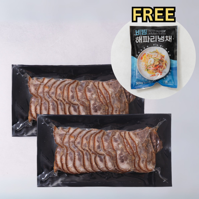 [울타리] 간편 슬라이스 족발 1lb x 2팩 | *증정* [태양수산] 비빔 해파리냉채 300g (묶음)