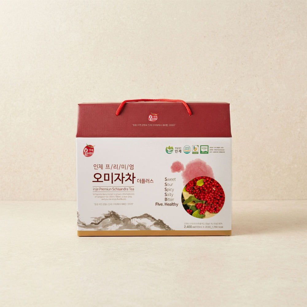 [Inje] Premium Omija Tea (120ml x 20) x 3Boxes_ Free Shipping