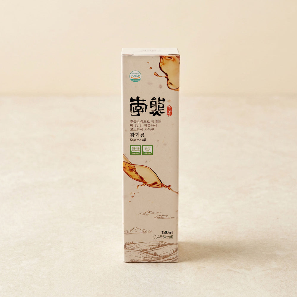 [이웅식품] 이웅 참기름 180ml