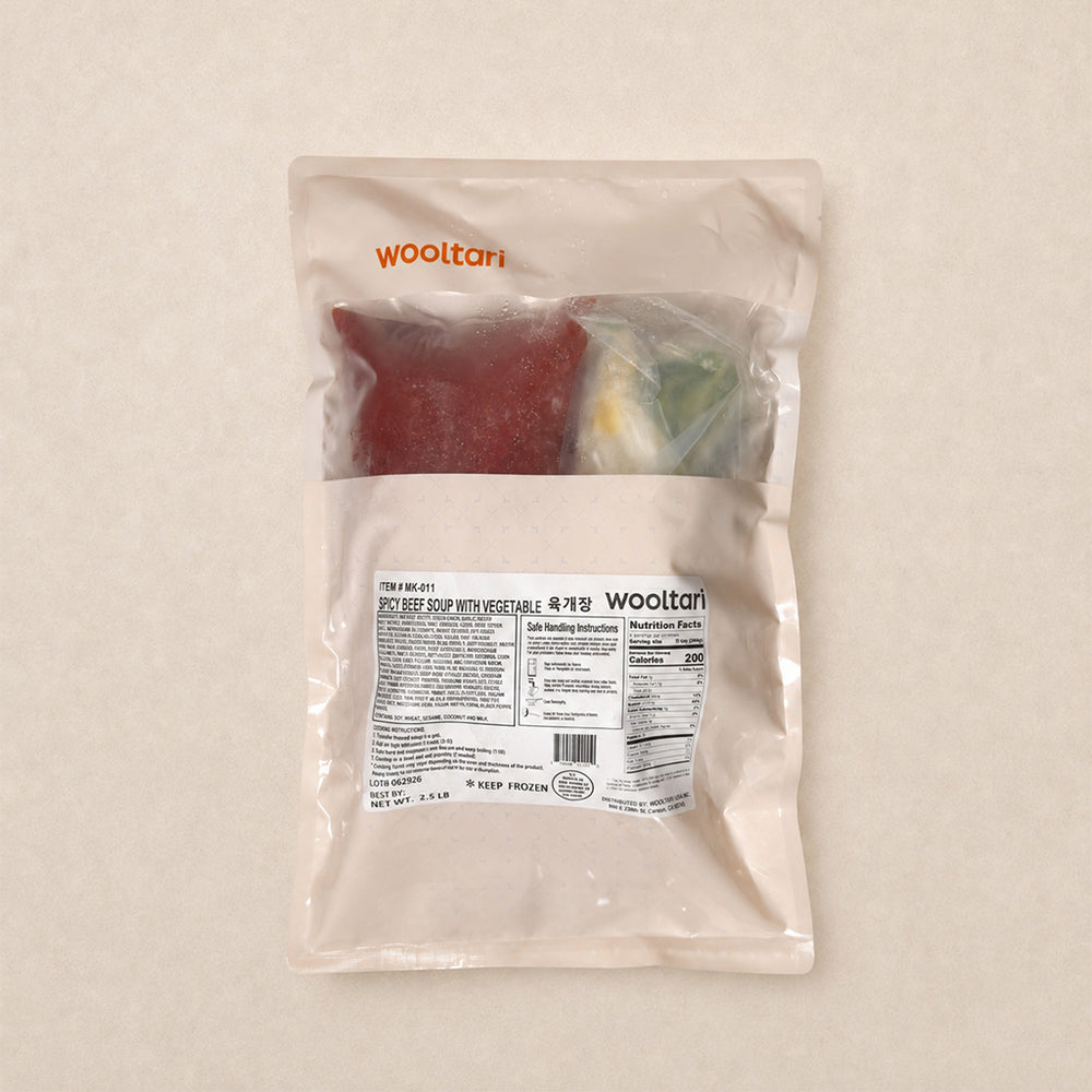[Wooltari] Spicy Beef Soup With Vegetable 2.5lb