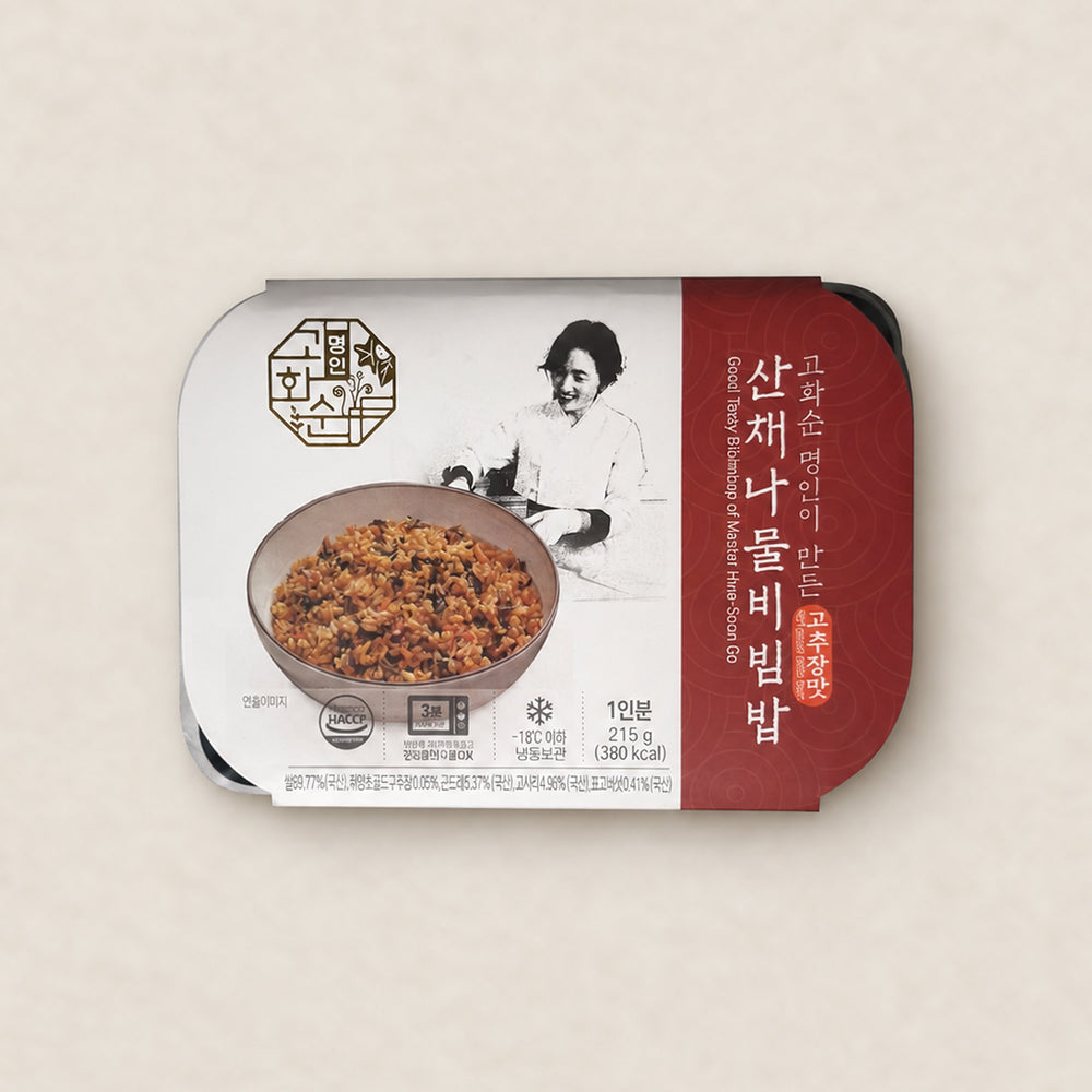 Bibimbap with Wild Vegetables (Pepper Paste) 215g x 2 Packs (Set)