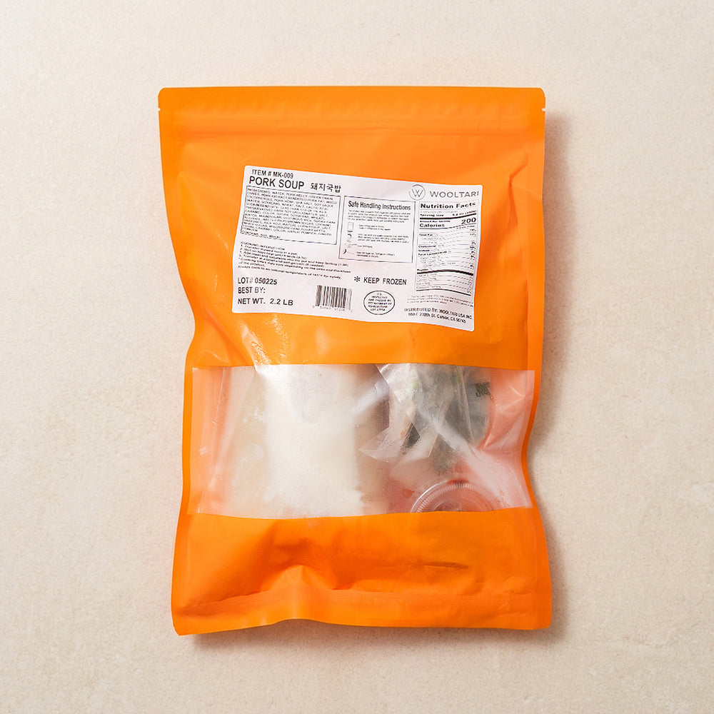 [Wooltari] Pork Bone Soup 2lbㅣ*Free* [HJK] Mustard Leaf Kimchi  1kg