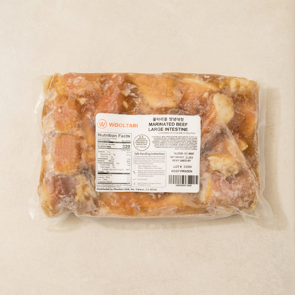 [1+1][Wooltari] Premium Marinated Beef Large Intestine 2LB (Set)