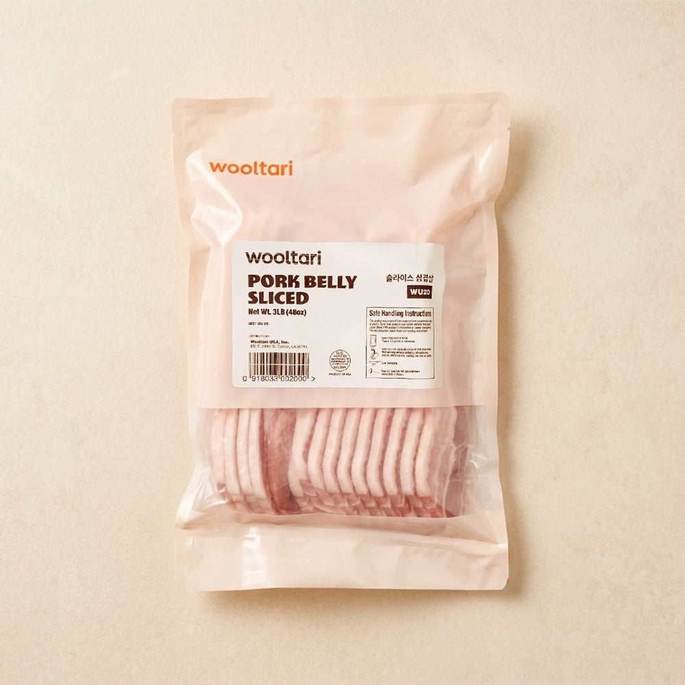 Sliced Pork Belly 3lb