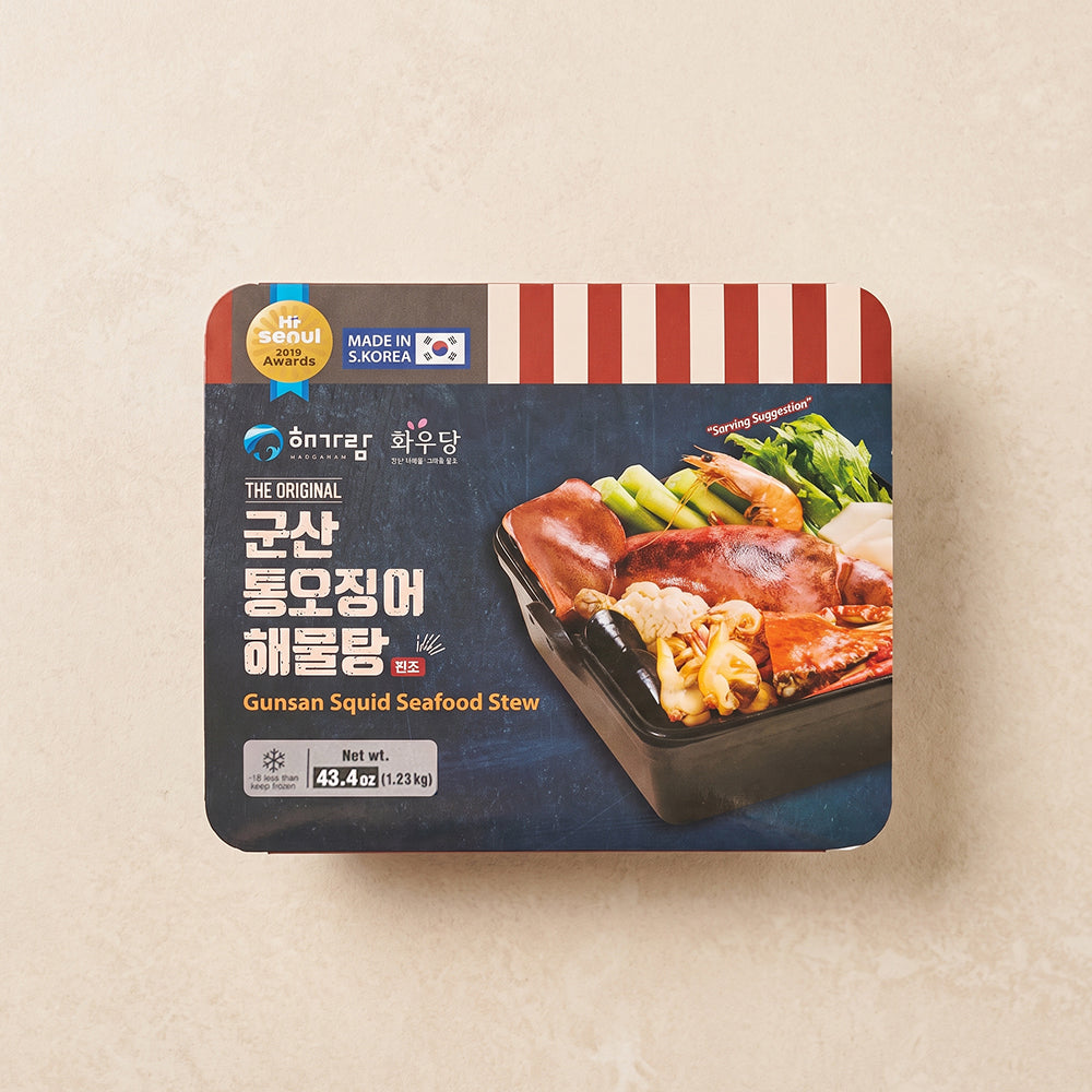 [화우당] 군산 통오징어 해물탕 1230g