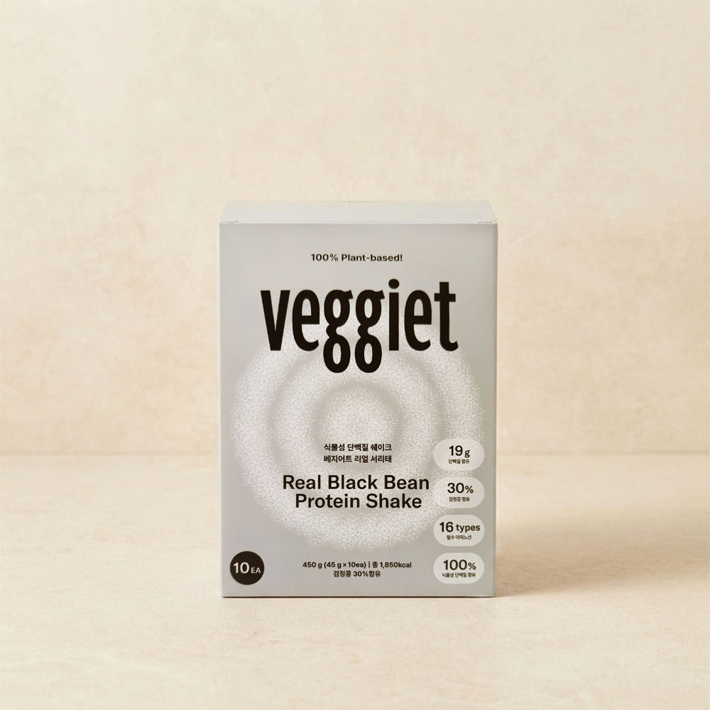 [Veggiet] Plant Based Protein Shake Real Black Bean 450g (45g X 10)