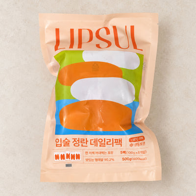 [LIPSUL] Salted Pollock Roe Daily Pack 500g (100g x 5 Packs)