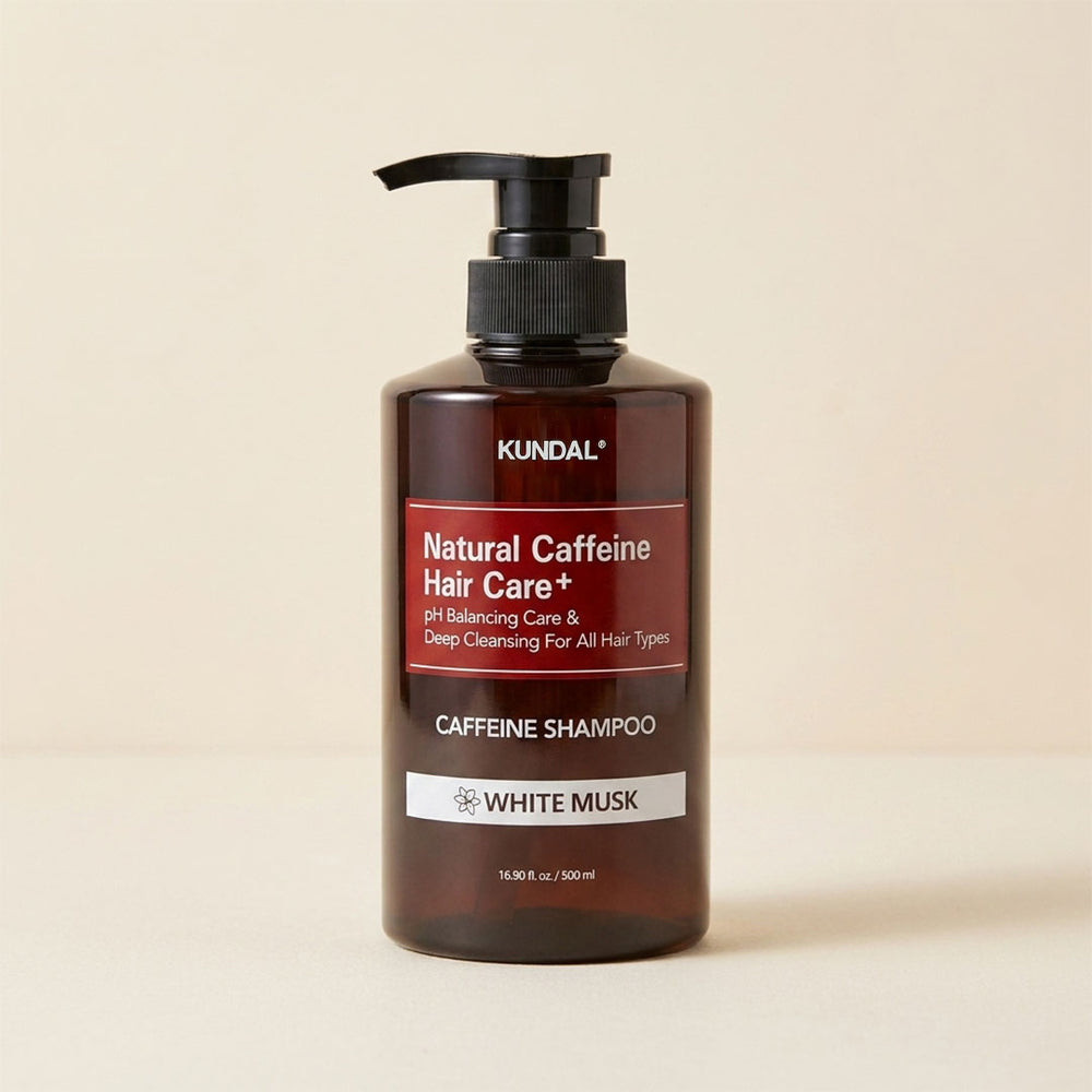 [KUNDAL] Caffeine Anti-Hair Loss Shampoo White Musk Scent 500ml