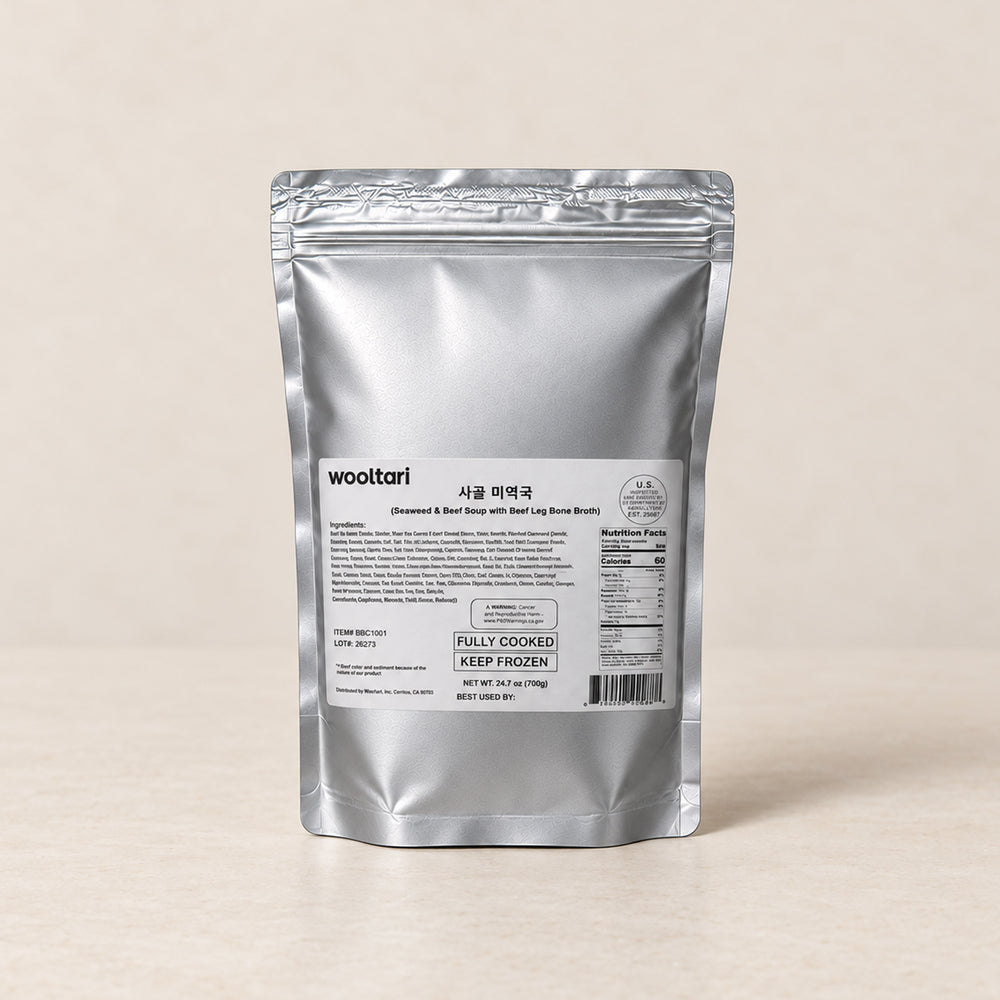 [Wooltari] Seaweed and Beef Soup in Bone Broth 700g