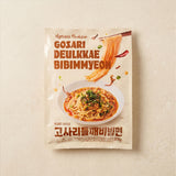 [배드캐럿] 고사리 들깨 비빔면 870g x 2팩ㅣ*증정* 고사리 누들 떡볶이 510g (묶음)