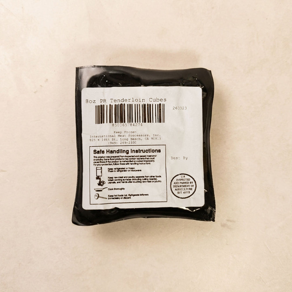 [Wooltari] Prime Tenderloin Cubes 8oz x 2pk