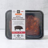 [Marinated Meat Set] Spicy Gochujang Pork Bulgogi 2LB+Sweet & Savory Marinated Honeycomb Style Pork Collar 2LB x 2packs + Marinated Beef Rib Eye for Bulgogi 2LB 