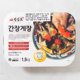 [밥강도] 간장게장 1.5kg (대사이즈 2미)