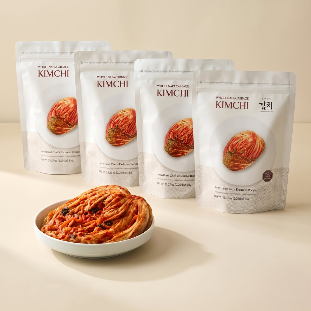 [조선호텔김치] 배추김치 1kg x 3팩 + (증정) 배추김치 1Kg 1팩 (묶음)