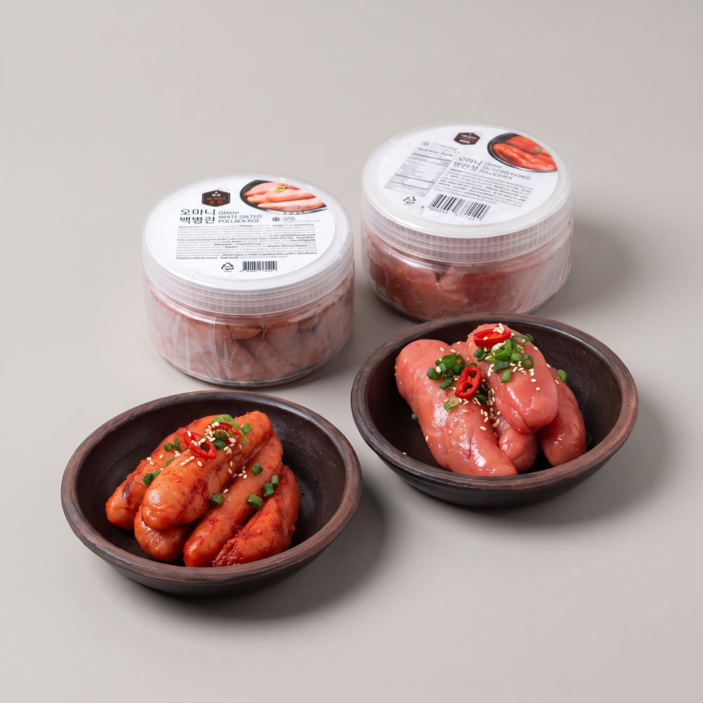 [Donghwa Food] Omani White Pollack Roe 500gㅣ*Free* [Donghwa Food] Omani Pollack Roe 500g