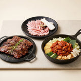 [Wooltari] Marinated Beef Short Ribs 3lb + Sliced Pork Jowl 1lb + Chicken Thigh in Hot Sauce 2lb (Set)