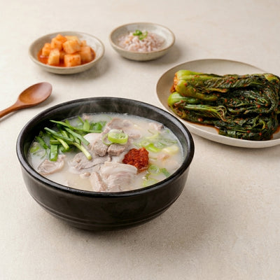 [Wooltari] Pork Bone Soup 2lbㅣ*Free* [HJK] Mustard Leaf Kimchi  1kg