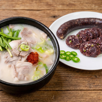 [울타리] 부산 돼지국밥 2lbㅣ*증정* [울타리] 명품찰순대 1lb (묶음)