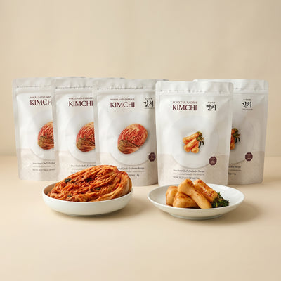 [조선호텔김치] 배추김치 1kg x 3팩 + 총각김치 1kg x 2팩 (묶음)_ 9월 마지막 주 순차발송