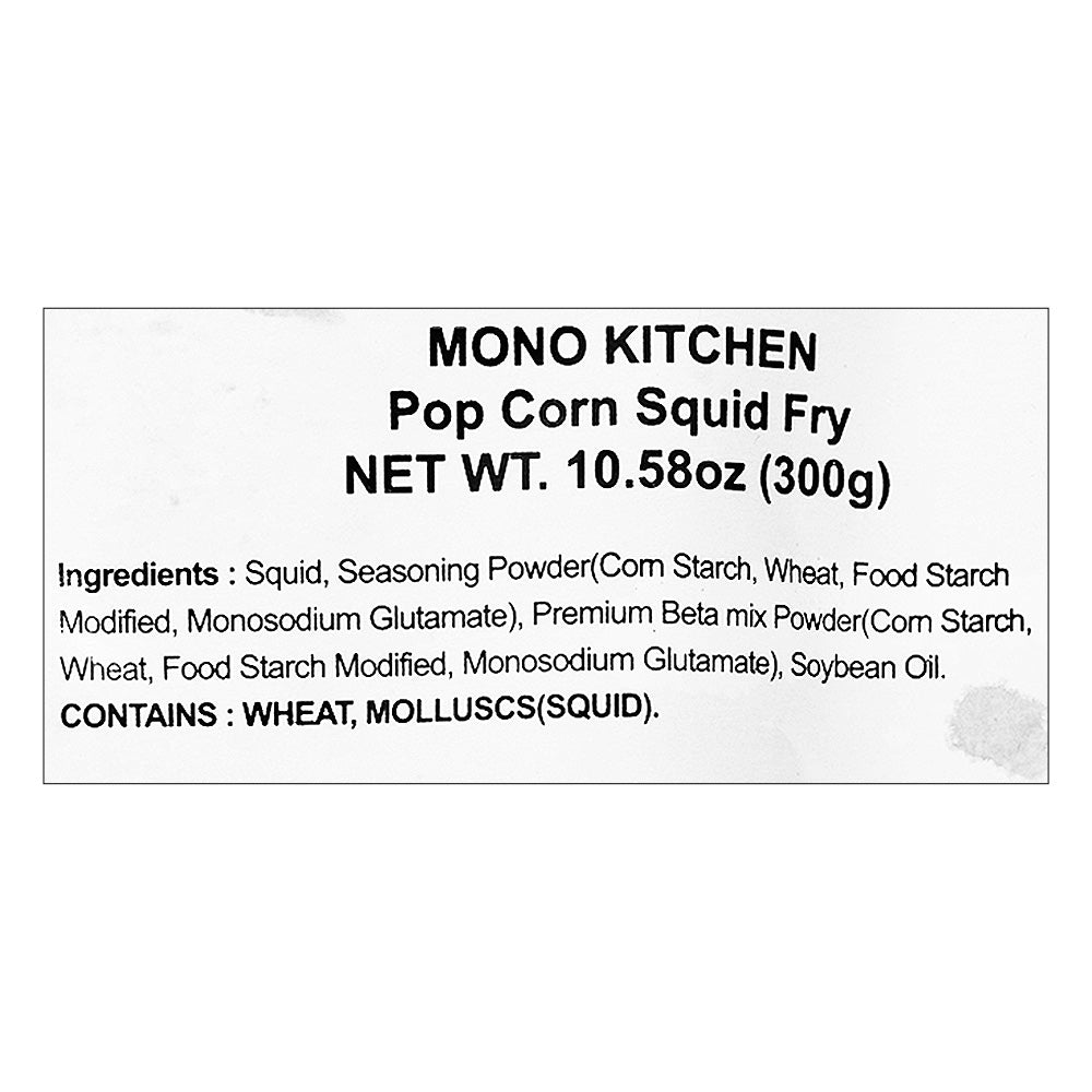 Mono Kitchen Pop Corn Squid Fry 300g