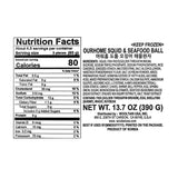 [아워홈] 도톰 오징어 해물완자 390g