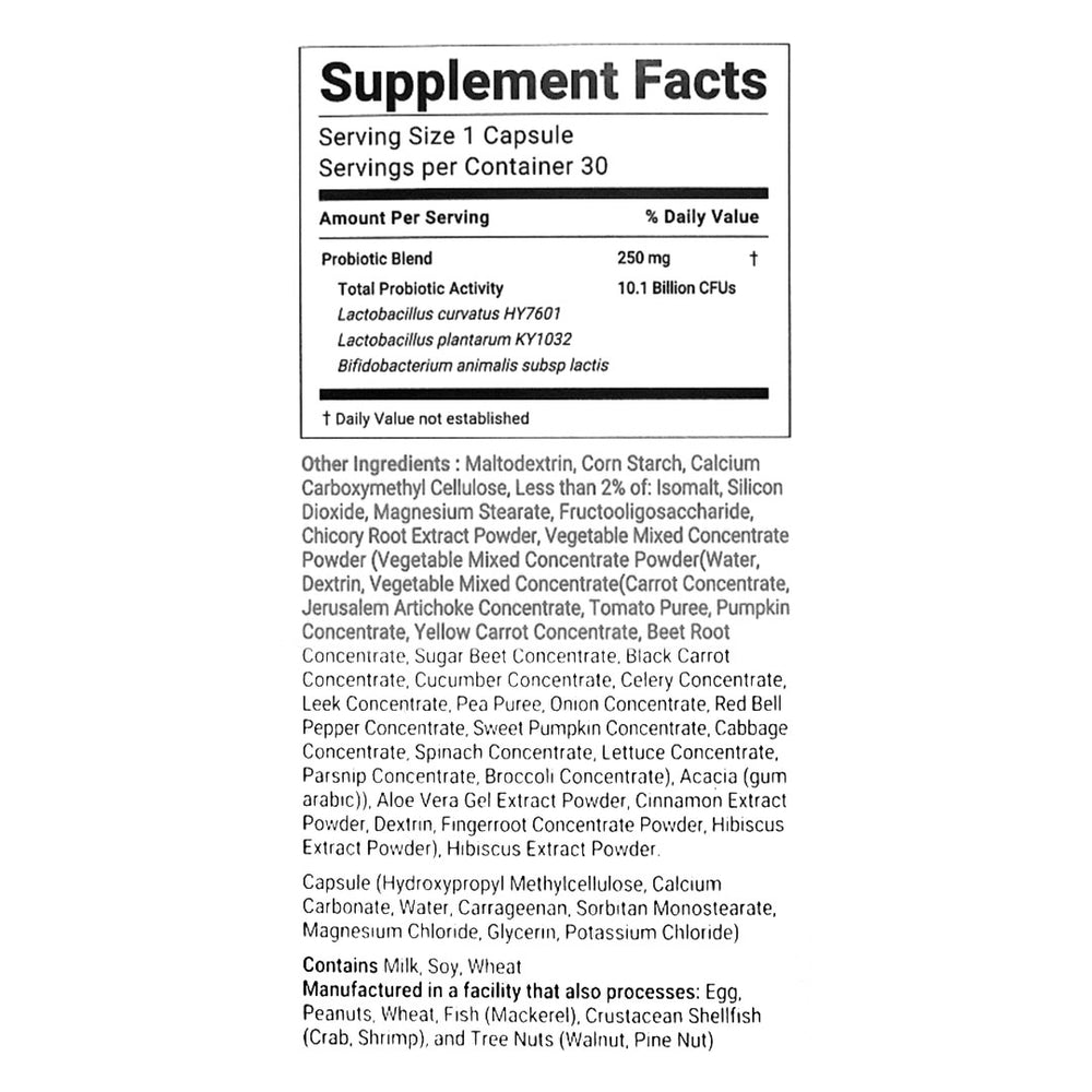[Foodology] Coleology Cut Probiotics 12.9g (30 Capsules) 
