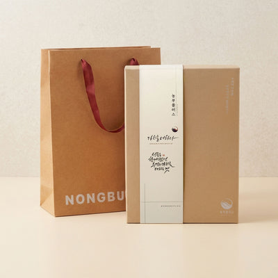 [농부플러스] 참기름 + 생들기름 선물세트 (200ml x 2병)